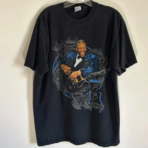 2007 BB King Tour Shirt Mens Size L - Picture 1 of 3
